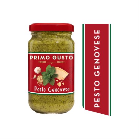 PRIMO GUSTO Έτοιμη Σάλτσα Ζυμαρικών Pesto Genovese Χωρίς γλουτένη 190gr