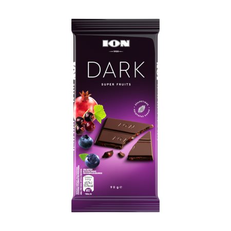 ΙΟΝ Dark Σοκολάτα με Super Fruits 90gr