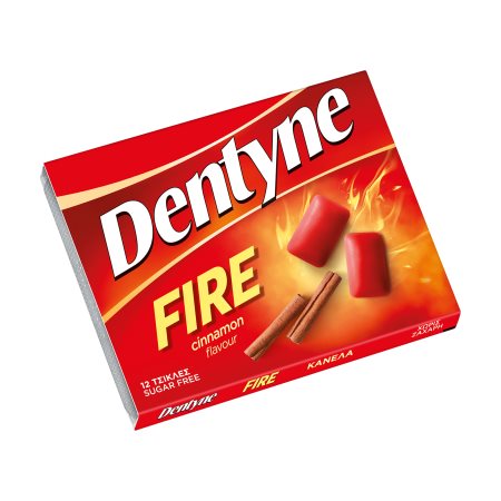 DENTYNE Fire Τσίχλες Κανέλα Χωρίς ζάχαρη 16,8gr