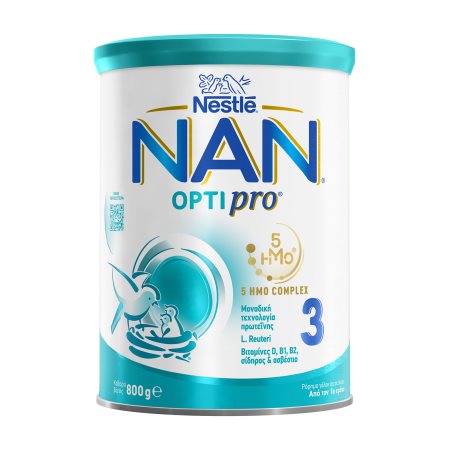 NESTLE Nan Optipro 3 Γάλα 3ης Βρεφικής Ηλικίας +12 Μηνών σε σκόνη 800gr