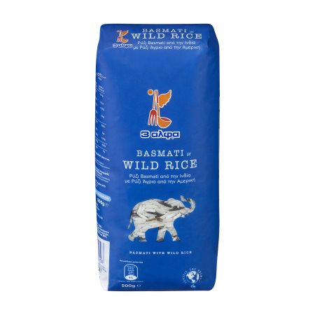 3 ΑΛΦΑ Ρύζι Basmati με Άγριο Ρύζι 500g