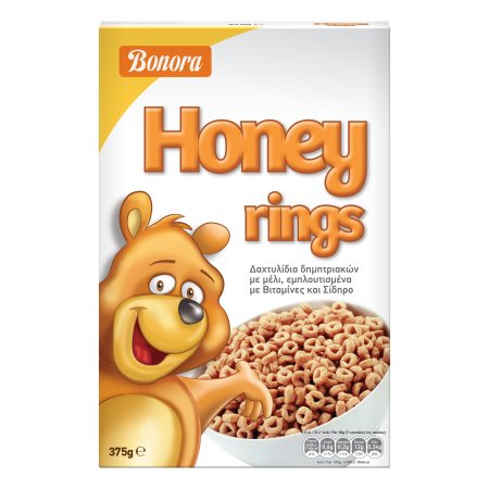 BONORA Δημητριακά Honey Rings 375gr