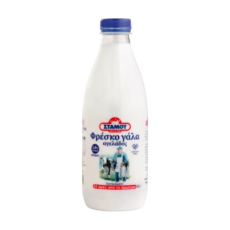 ΣΤΑΜΟΥ Φρέσκο Γάλα Πλήρες 3,8% 1lt