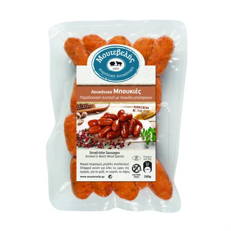 ΜΟΥΤΕΒΕΛΗΣ Λουκάνικα Μπουκιές Χωρίς γλουτένη 240g