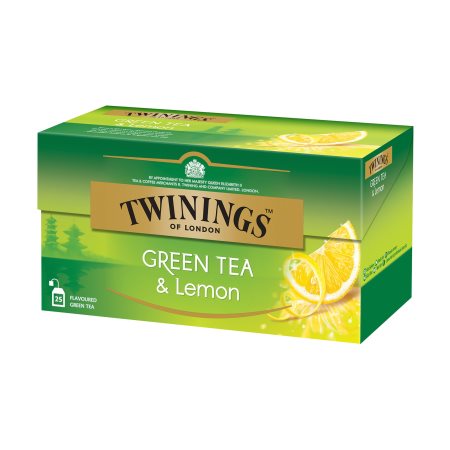 TWININGS Πράσινο Τσάι Lemon 25 φακελάκια x1,7gr