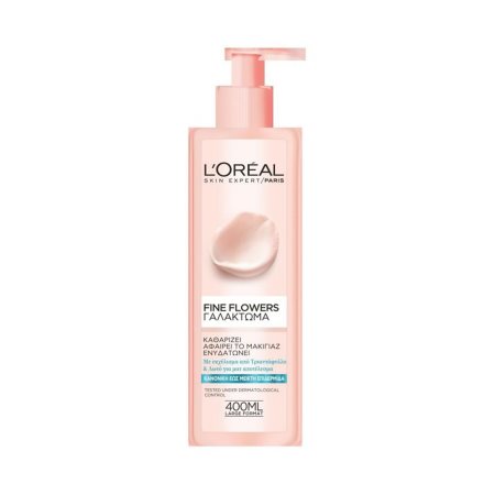 L'OREAL Fine Flowers Γαλάκτωμα Καθαρισμού για Κανονική Μικτή Επιδερμίδα 400ml