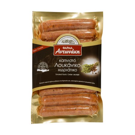 ΦΑΡΜΑ ΑΝΤΩΝΑΚΗ Λουκάνικο Καπνιστό Χωριάτικο Κρήτης Χωρίς γλουτένη 275g