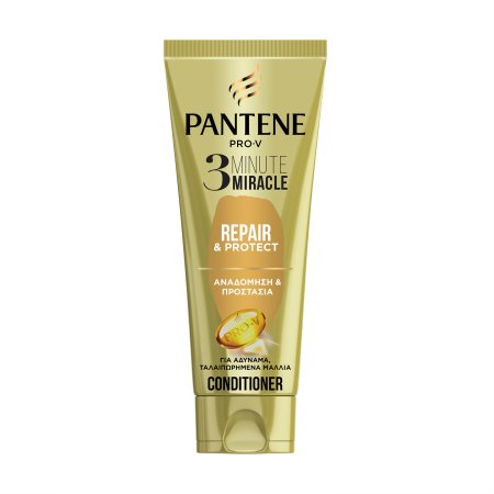 PANTENE Repair & Protect Κρέμα Conditioner 3 Minute Miracle για Αδύναμα Ταλαιπωρημένα Μαλλιά 200ml