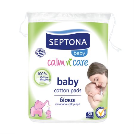 SEPTONA Baby Calm n' Care Δίσκοι Καθαρισμού 50τεμ