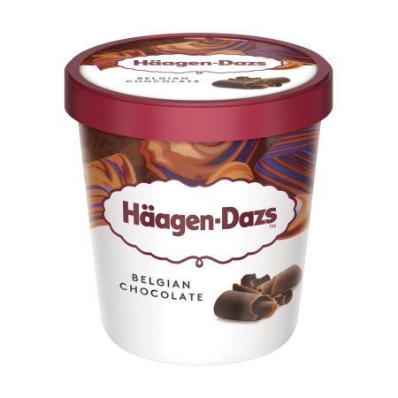 HAAGEN-DAZS Παγωτό Belgian Chocolate Χωρίς γλουτένη 400gr (460ml)