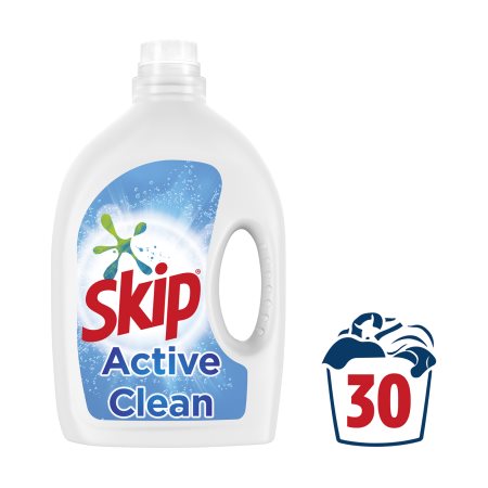 SKIP Απορρυπαντικό Πλυντηρίου Ρούχων Υγρό 30 πλύσεις