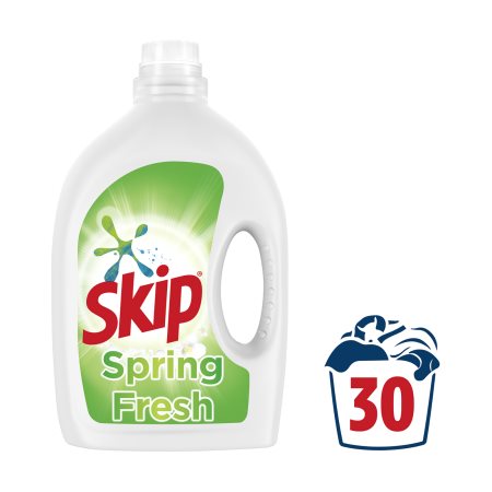 SKIP Απορρυπαντικό Πλυντηρίου Ρούχων Υγρό Spring Fresh 30 πλύσεις 1,5lt