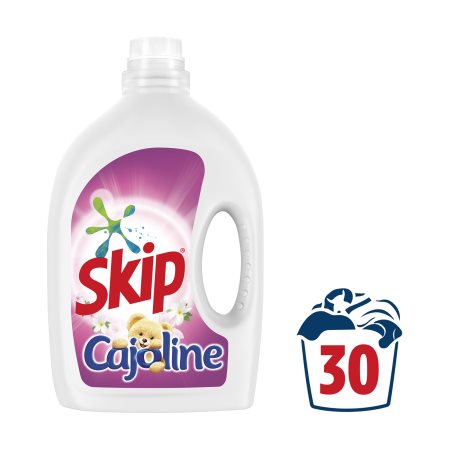 SKIP Απορρυπαντικό Πλυντηρίου Ρούχων Υγρό με Άρωμα Cajoline 30 πλύσεις 1,5lt