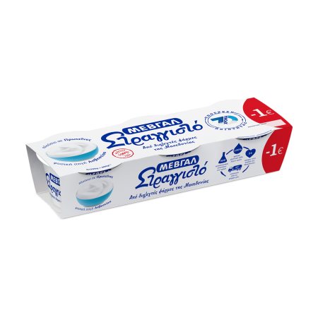 ΜΕΒΓΑΛ Γιαούρτι Στραγγιστό 10% 3x200g
