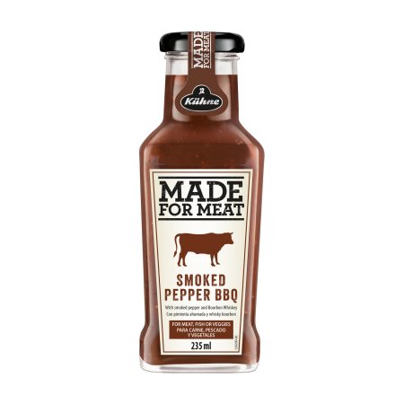 KUHNE Made for Meat Σάλτσα Smoked Pepper Bbq 235ml