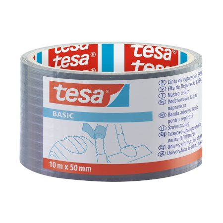 TESA Basic Ταινία Υφασμάτινη Γκρι 10mx50mm 