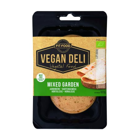 FIT FOOD Vegan Deli  Mix Garden σε φέτες Vegan Βιολογικό 100gr