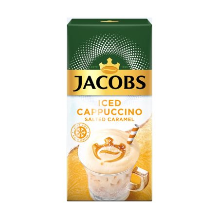 JACOBS Καφές Στιγμιαίος Iced Cappuccino Salted Caramel 8x17,8gr