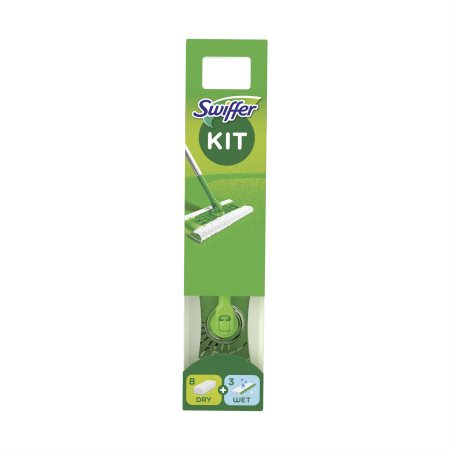 SWIFFER Σκούπα & 8 Στεγνά Πανάκια +3 Υγρά Πανάκια