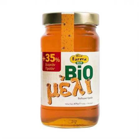 DIMFIL Bio Farma Μέλι Βιολογικό 500g +35% Δωρεάν Προϊόν