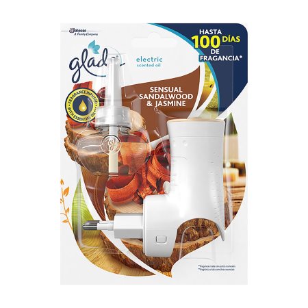 GLADE Αρωματικό Χώρου Ηλεκτρικό Scented Oil Sensual Sandalwood & Jasmine Σετ 20ml 