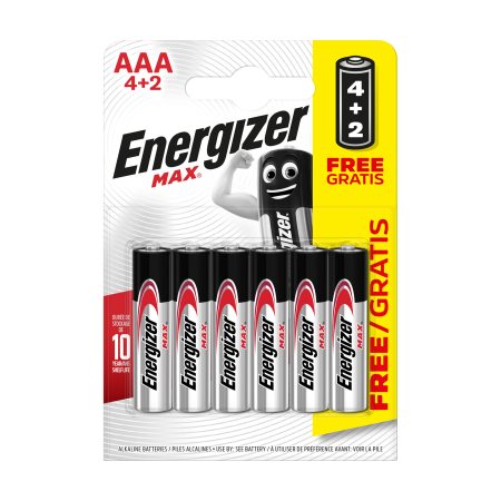 ENERGIZER Μπαταρίες Max E92 AAA 4τεμ +2τεμ Δώρο
