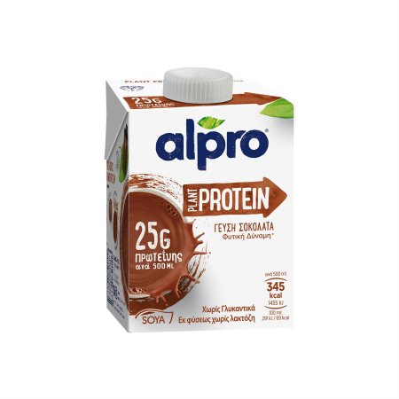 ALPRO Ρόφημα Σόγιας με γεύση Σοκολάτα Protein Vegan Χωρίς γλουτένη 500ml