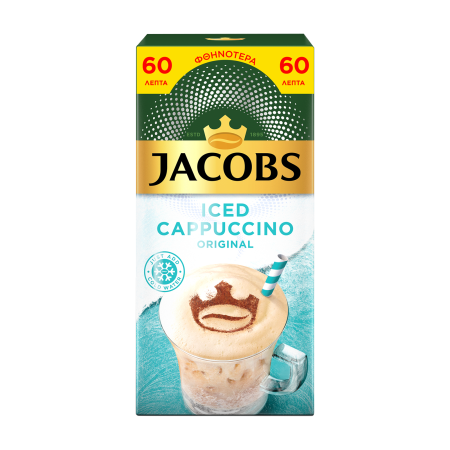 JACOBS Καφές Στιγμιαίος Iced Cappuccino Original 8x17,8gr