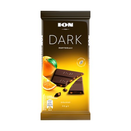 ION Dark Σοκολάτα με Πορτοκάλι 90g