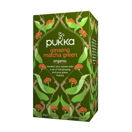 PUKKA Πράσινο Τσάι Matcha με Ginseng Βιολογικό 20 φακελάκια x1,5gr