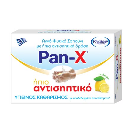 PANSOAP Pan-X Σαπούνι Ήπιας Αντισηπτικής Δράσης με Λεμόνι 120g
