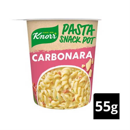 KNORR Pasta Snack Pot Καρμπονάρα 55gr