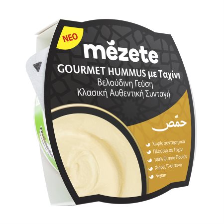 Gourmet Hummus MEZETE με Ταχίνι Vegan Χωρίς Γλουτένη 215gr