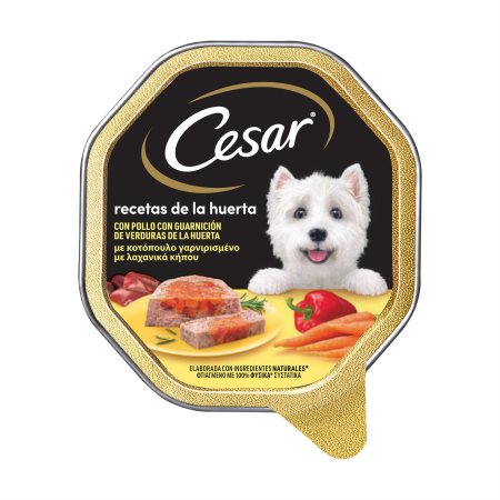 CESAR Υγρή Τροφή Σκύλου Κοτόπουλο & Λαχανικά 150gr
