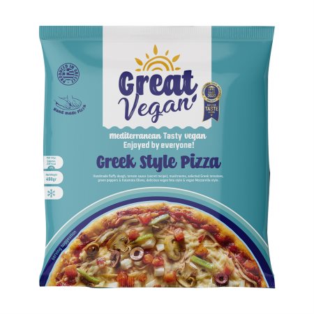 Πίτσα GREAT VEGAN Greek Style Vegan 450gr