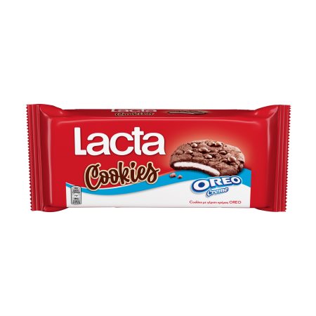 LACTA Cookies Μπισκότα Oreo Creme 156gr