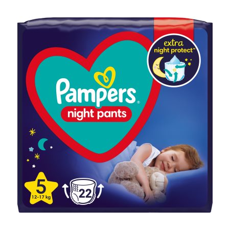 PAMPERS Night Pants Νο5 12-17kg 22τεμ