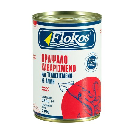 FLOKOS Θράψαλο Καθαρισμένο & Τεμαχισμένο σε Άλμη 210g