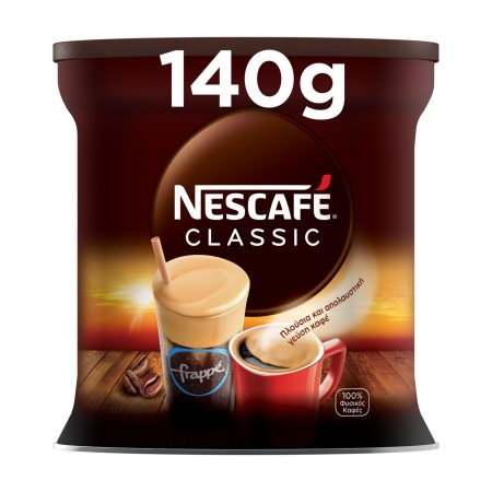 NESCAFE Classic Καφές Στιγμιαίος 140gr