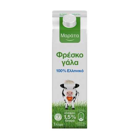 ΜΑΡΑΤΑ Φρέσκο Γάλα Ελαφρύ 1,5% 1lt