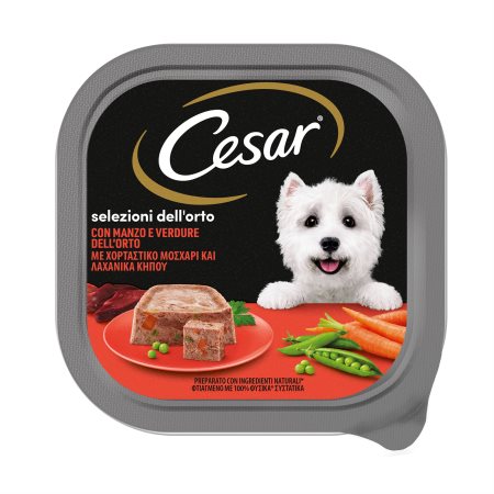 CESAR Υγρή Τροφή Σκύλου Μοσχάρι & Λαχανικά 300gr