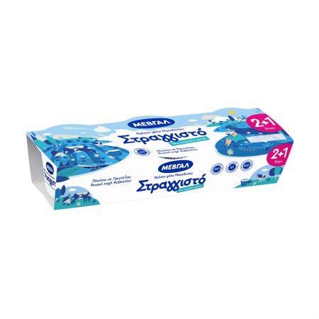 ΜΕΒΓΑΛ Γιαούρτι Στραγγιστό 5% 2x170g +1 Δώρο