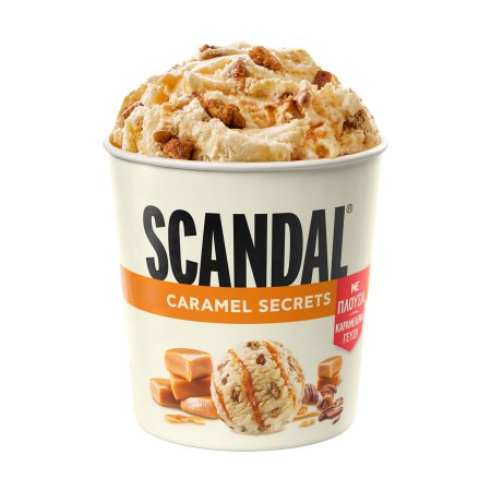 SCANDAL Παγωτό Caramel Secrets 480gr (750ml)