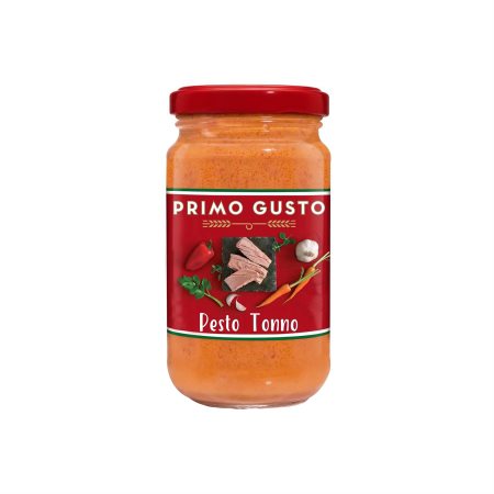 PRIMO GUSTO Έτοιμη Σάλτσα Ζυμαρικών Pesto Tonno Χωρίς γλουτένη 190gr