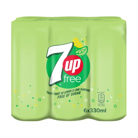 7UP Free Αναψυκτικό Γκαζόζα Χωρίς ζάχαρη 6x330ml