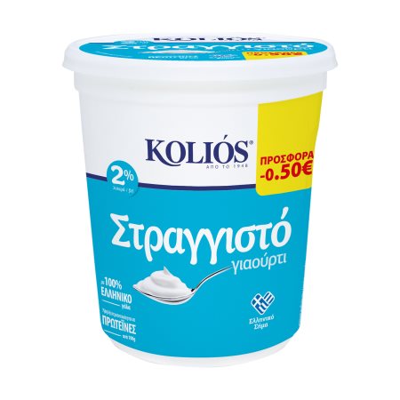 KOLIOS Γιαούρτι Στραγγιστό 2% 850g