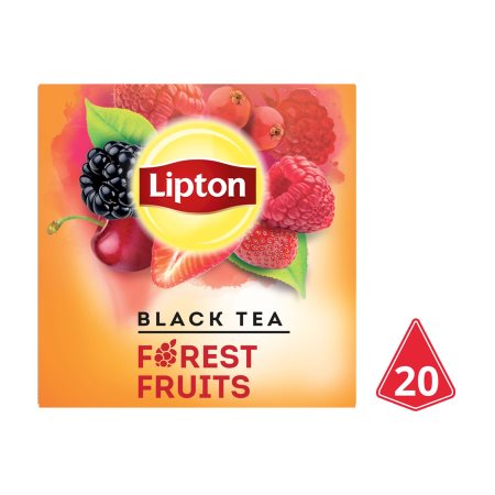 LIPTON Μαύρο Τσάι Φρούτα Δάσους 20 φακελάκια x1,7gr