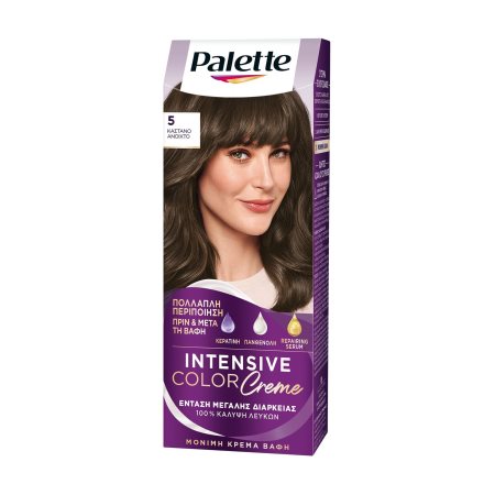 PALETTE Intensive Color Creme Βαφή Μαλλιών Νο5 Καστανό Ανοικτό 50ml