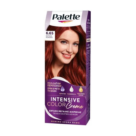 PALETTE Intensive Color Creme Βαφή Μαλλιών Νο6.65 Έντονο Κόκκινο 50ml