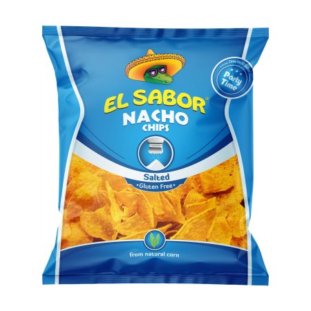 EL SABOR Nacho Chips με Αλάτι Χωρίς γλουτένη 225gr
